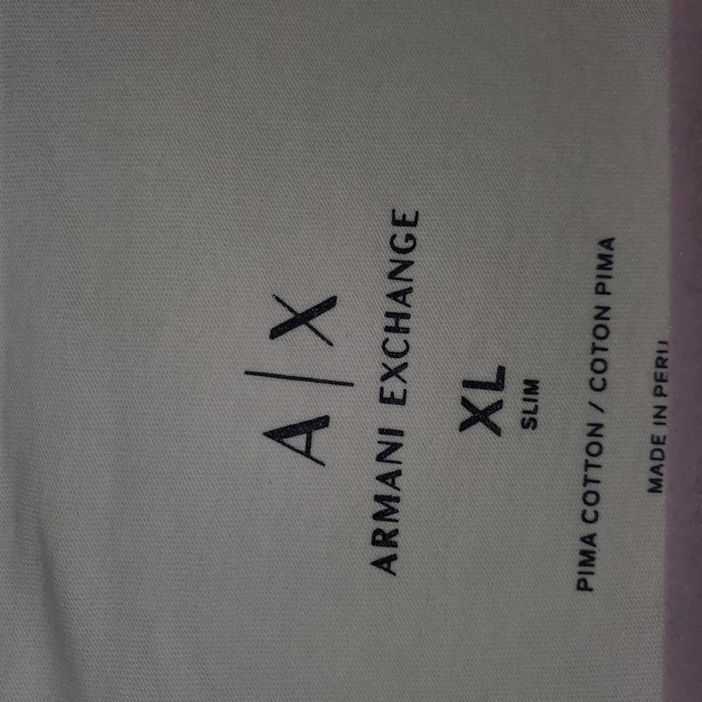 Armani Exchange White Short Sleeve Tee Slim fit - Picture 2 of 5